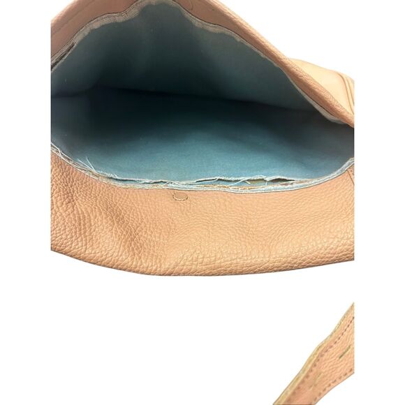 Vintage Y2K Juicy Couture Shoulder Brown Tan Beige Key Lock Messenger Bag - Picture 5 of 15